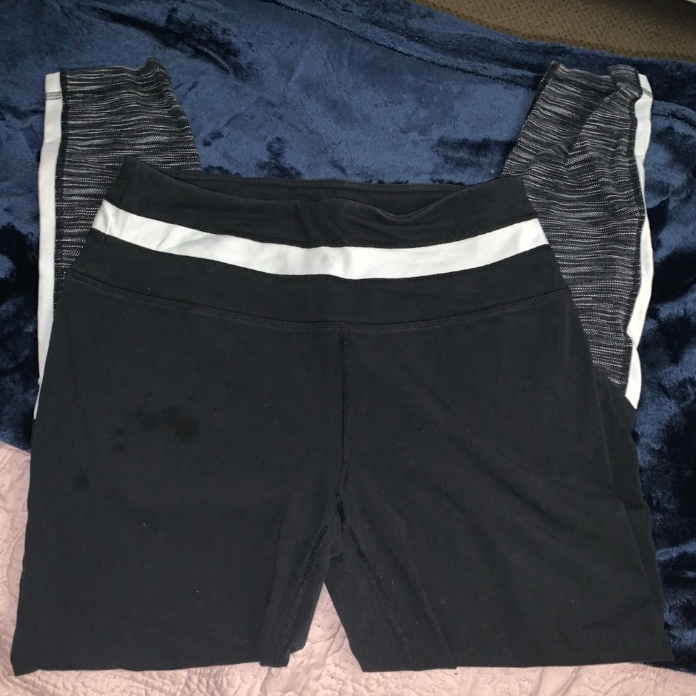 Reebok black full length leggings